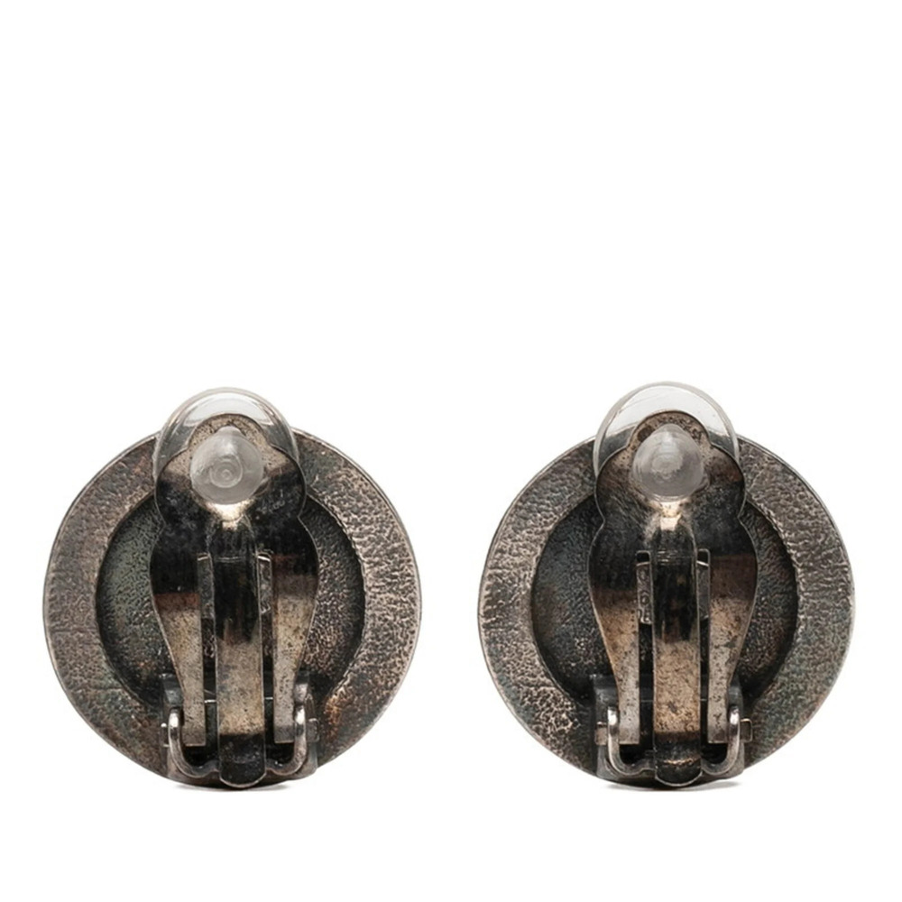 CHANEL Authentic Vintage Black Earrings - Picture 2 of 3